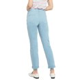 thumbnail image 2 of NYDJ Women's Margot Cuffed Ankle Straight Leg Girlfriend Jeans Blue Size 0, 2 of 3