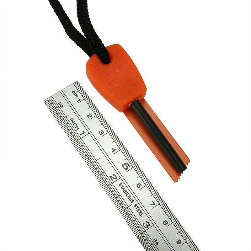 10x Fire Starter Flint Steel Striker Survival Kit Ferro Rod Outdoor Camping Tool