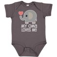 thumbnail image 3 of Inktastic My Oma Loves Me Grandchild Boys or Girls Baby Bodysuit, 3 of 5