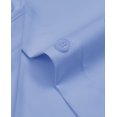 thumbnail image 5 of Siliteelon Womens TR Fabric Stretchy Knit Button Down Shirts Business Work Blouses Long Sleeve Collared Office Corset Tops, 5 of 7