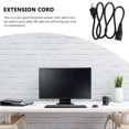 thumbnail image 3 of 1pc 3-Prong Plug Cable Replaceable Electrical Appliances Power Line (US Plug), 3 of 8