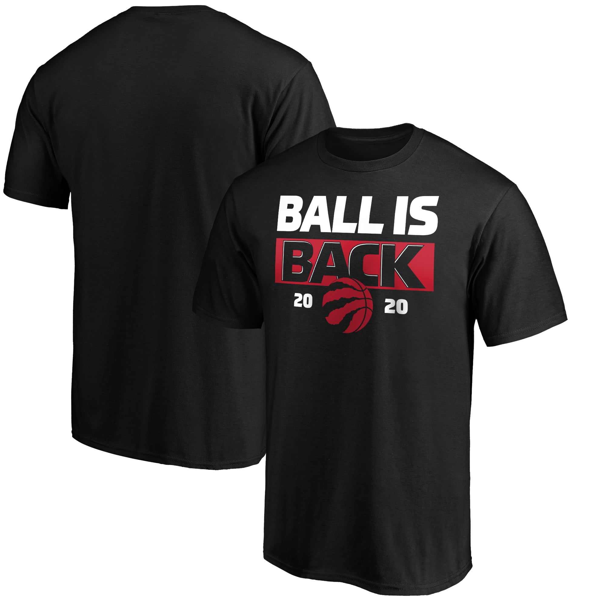Men's Black Toronto Raptors Ball Is Back T-Shirt