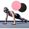 thumbnail image 2 of Double Sided Gliding Plates Core Sliders Ultimate Core Trainer Gym, Carpet and Hard Floor Exercise Gliding Plates Double Home, 2 of 5