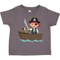 thumbnail image 3 of Inktastic Pirate Boy and Parrot Boys Toddler T-Shirt, 3 of 5