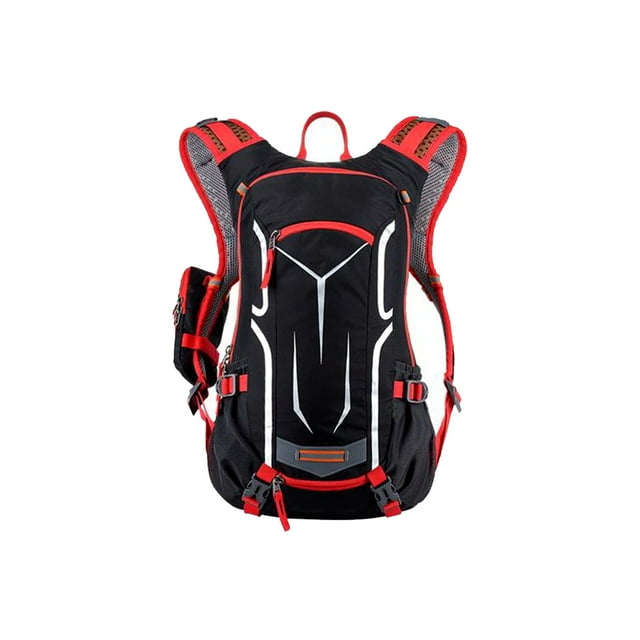 facefd Backpack Waterproof Bike Cycling Bag Climb Hiking Camping Backpacks Packing Multi-function Unisex Travel Outdoors Yellow Red