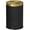 9L-black, variant on 9L/2.3GAL Bathroom Trash Cans Gold,Brush Brass Trash Can with Lid,Gold Trash Can for Bathroom,Bedroom, Powder Room,Office,Laundry Room (9L-Gery)