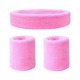 thumbnail image 1 of Diadema y 2 muñequeras para fitness, running, fútbol, tenis: juego de muñequeras deportivas elásticas, antideslizantes y con soporte para la muñeca, 1 of 3