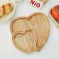 thumbnail image 2 of Wooden Tray Heart-Shaped Cheese Board Salad Cake Plate Decoration For Snacks Candied Fruits Valentine'S Day Decoration, 2 of 9