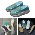 thumbnail image 3 of Chaussures Décontractées pour Femmes Confortables à Enfiler Chaussures de Marche Douces pour Intérieur Extérieur Vert 38, 3 of 8