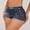 Navy, variant on Rezuofi 1 Pcs Faux Jeans Shorts for Women Summer Mid Rise Stretchy Denim Shorts Butt Lifting Slimming Ripped Shorts for Curvy Women 2025