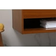 thumbnail image 5 of Elegant Decor Roman 48" Aluminum Alloy MDF Single Bathroom Vanity in Teak, 5 of 8