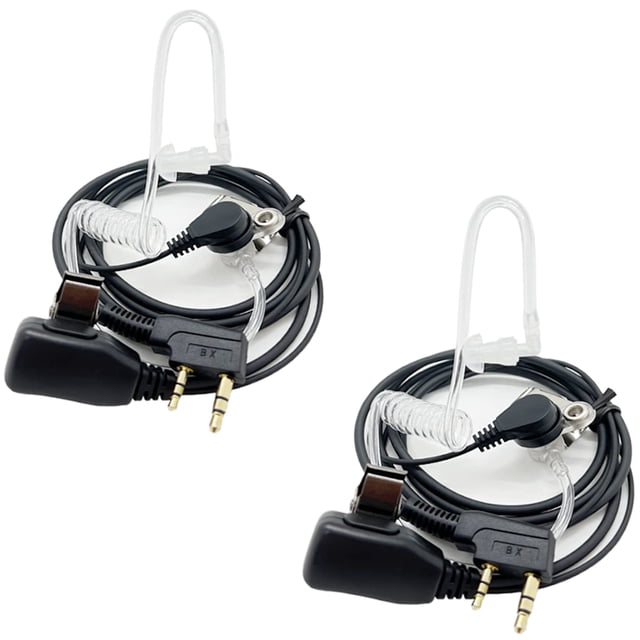 Auriculares Walkie Talkies con micrófono, 2 paquetes para Baofeng UV-5R