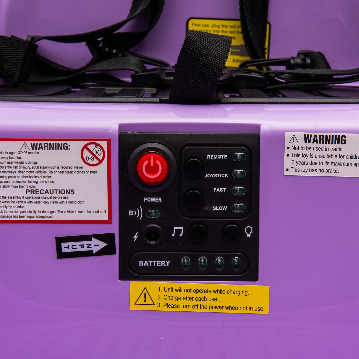 CIPACHO 12V Ride On Electric Bumper Car for Kids & Toddlers, Baby Bumping Toy Cars Gifts for 18 Months, Purple CIPACHO 12V Ride On Electric Bumper Car for Kids & Toddlers, Baby Bumping Toy Cars Gifts for 18 Months, Purple