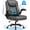 Gray, variant on CloudRest Pro Office Chair, 400LBS Wide Seat Ergonomic Computer Desk Chair High Back Executive Leather Chair Adjustable Task Chair Lumbar Back, Black