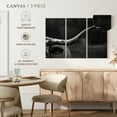 thumbnail image 5 of Elephant Stock Texas Longhorn Cattle Wall Art - Horizontal Multi Panel Canvas - Living Room Wall Decor - Animal Multi Panel - White And Black Decor - 74" x 48", 5 of 8