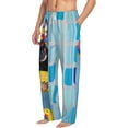 thumbnail image 2 of Daiia Prague Ratter Dog in Bathtub Men's Sleep Pant with Pockets and Drawstring,Pajama Pants-Small, 2 of 9