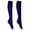 Navy, variant on Mens Soccer Socks Football Knee High Sport Socks Stretch Yarn Elastic Durable Long Athletic Stockings For Running Outdoor Activity