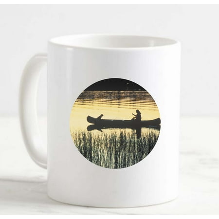 

Large Coffee Mug Canoe with Dog Dog Ceramic Coffee Mug Funny Gifts Cup