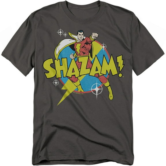 DC Comics Shazam T-Shirt Power Bolt Unisex Graphic Tee For Men & Women