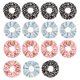 thumbnail image 1 of Hair Scrunchies Elásticos para el cabello, 15 piezas Ponytail Hair Scrunchy en tie-dyed, para mujeres y niñas MFZFUKR BST3008106-2, 1 of 6