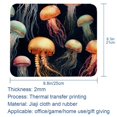 thumbnail image 5 of Jellyfish Gaming Mouse Pad, Desk Mat, 8.3x9.8 Inch, Non-Slip Rubber Bottom, Printed, Suitable for Office and Gaming, 5 of 6