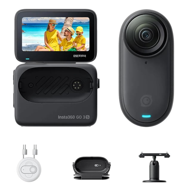 Cámara 4k Insta360 Go 3s Standard 128 Gb Negro Manos Libres Estabilización