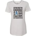thumbnail image 3 of Inktastic ALS Awareness Strength Courage Support Women's T-Shirt, 3 of 5