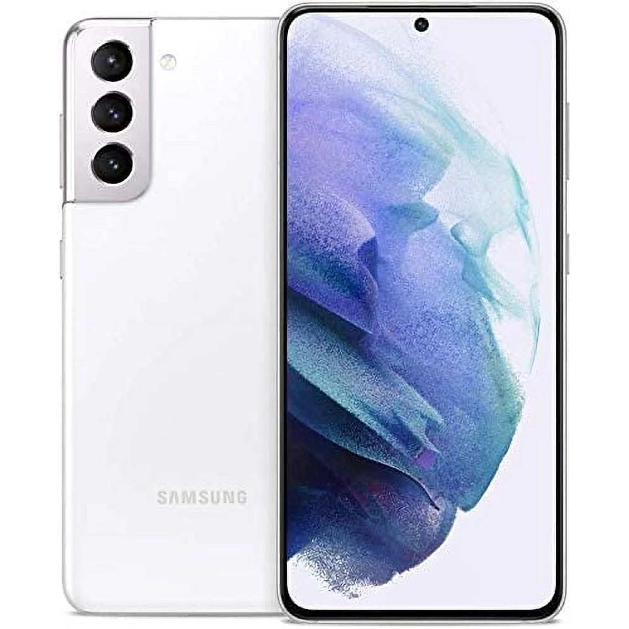 Fully Unlocked Samsung Galaxy S21 5G Cell Phone 128GB 8GB RAM Phantom White