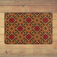 thumbnail image 3 of LNWH Moroccan Vintage Texture Pattern Rugs Doormat, Non-Slip Absorbent Bath Mat, 36"x24", 3 of 8