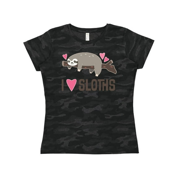 Inktastic I Love Sloths Women's T-Shirt