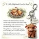 thumbnail image 4 of Highlands Bull Month Keychain Remind You Of The Power Of Silences Every Day, 4 of 8