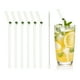 thumbnail image 1 of Uxcell 6 Pcs Popotes de Vidrio Reutilizables, Popote de Vidrio de 7.87" Resistente a los Golpes, Popotes Lindos y Transparentes para Whisky, Café, Jugo, Refrescos, Té, Verde, 1 of 6