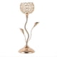 thumbnail image 1 of Candelabro de Cristal Dorado, Candelabro con Forma de Flor de Hierro, PequeñO Juego de Candelabros Vintage para Centro de Mesa,M, 1 of 5
