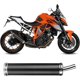 thumbnail image 5 of Silenciador de escape Universal, piezas de Motor de Gas para bicicleta de carrera negra, silenciador de tubo de bicicleta de calle para motocicleta (60*280mm), 5 of 5