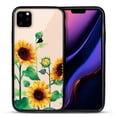 thumbnail image 2 of FINCIBO Slim TPU Bumper + Clear Hard Back Cover for Apple iPhone 11 Pro 5.8" 2019, Sunflowers Flowers, 2 of 7