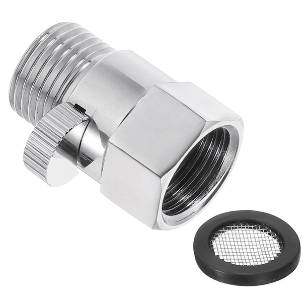 Válvula de control de flujo de agua, 1 pieza de válvula de cierre para cabezal de ducha, regulador de presión de agua de latón para cabezal de ducha o rociador de bidet