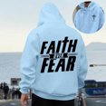 thumbnail image 1 of MHFRRA Sudadera con Capucha para Hombre, de Manga Larga, Informal, con Diseño Estampado, para Otoño E Invierno, Cómoda para Uso Diario, para Senderismo Al Aire Libre Azul, 1 of 6