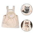 thumbnail image 2 of lanema Hand-free Pet for Carrier Plush Bag with Kangaroo Pocket for Kitten Puppy Small, 2 of 11