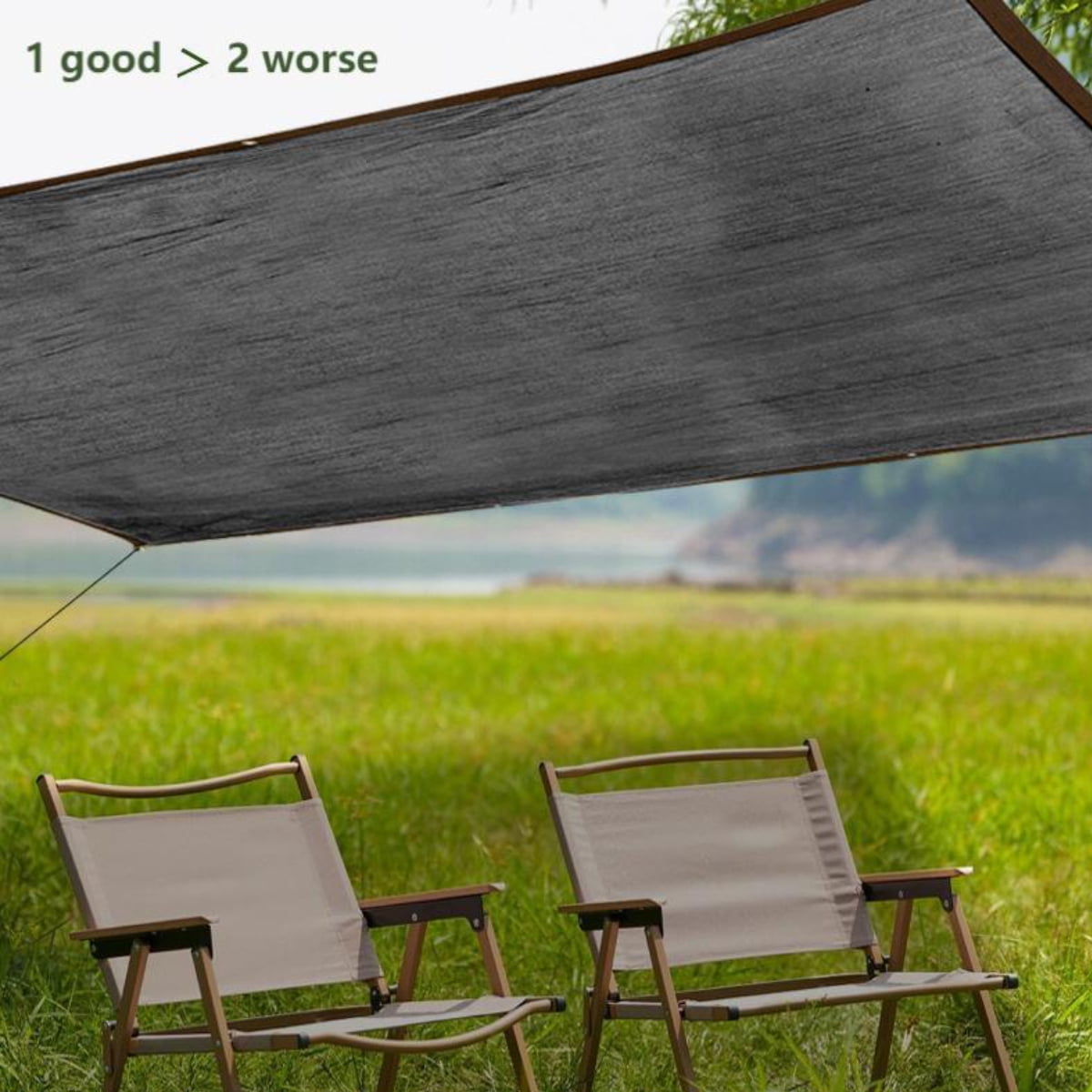 Sinkoo 95% Black Sun Shade Cloth, 10x20Ft Durable Mesh Tarp with Grommets, Sunshade Cloth for Camping, Greenhouse, Plant, Car, Backyard Patio Garden