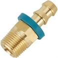 thumbnail image 2 of Straight Socketless Push-On Fitting, 30 Degree Taper, -6 AN to 3/8 NPT, 2 of 6