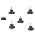 thumbnail image 4 of Lot de 5 Patins pour Chaise de Bureau Sans Roues, Roues Pivotantes de Remplacement pour Chaise Roulante, Roulettes Fixes et Stationnaires, 4 of 7