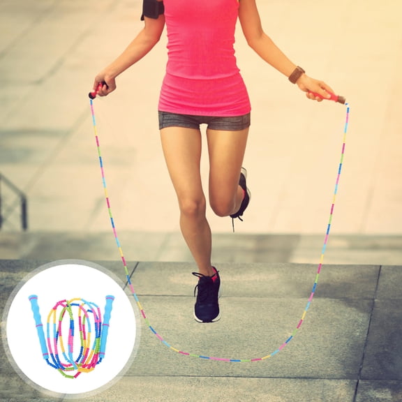 LOLIPPYY Adjustable Jump Rope with TPU Cord for Fitness, Outdoor Exercise, Cardio and Training