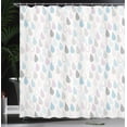 thumbnail image 4 of Ambesonne White Shower Curtain, Droplets, 69"Wx70"L, Multicolor, 4 of 5