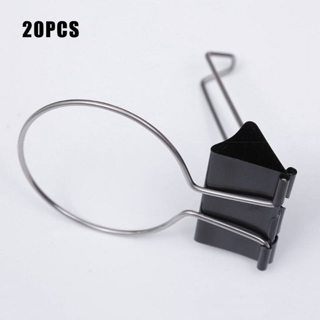 5/10/20 PCS Multifunctional Binder Clip with Cup Holder Rack Detachable Keychain Hook Office Accessory for Hanging Bag New