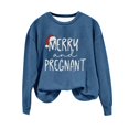 thumbnail image 4 of EGNMCR Chandail en Molleton de Noël Col Rond Imprimé Ample Manches Longues Sans Capuche, 4 of 4