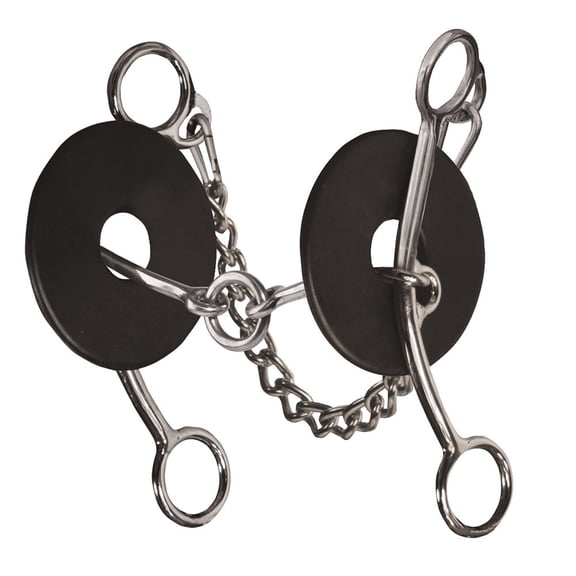 Professional's Choice Brittany Pozzi Lifter Bit Series Barrel Racing Bit - 5 1/2" Mouth, 6 1/2" Cheek Medium / Smooth Lifesaver