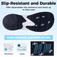 thumbnail image 6 of AOV Womens Wide Toe Box Walking Shoes Arch Support Running Shoe Plantar Fasciitis Tennis Sneakers Orthotic for Pain Relief WhitePink Size 8.5, 6 of 7