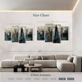 thumbnail image 4 of Elephant Stock New York Moment Wall Art - Horizontal Multi Panel Canvas - Living Room Wall Decor - City Multi Panel - Gray And Black Decor By Silvia Vassileva - 84" x 54", 4 of 8