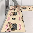thumbnail image 2 of Kitchen Rugs Sets Of 2,Dog Mom Anti Fatigue Kitchen Mat Rugs Non Slip Washable,Decorative Kitchen Floor Mats for Kitchen,Sink,Laundry,17"X47", 2 of 5