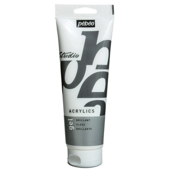 Acrylic Gel Mediums gloss, 250 ml, tube (pack of 2)